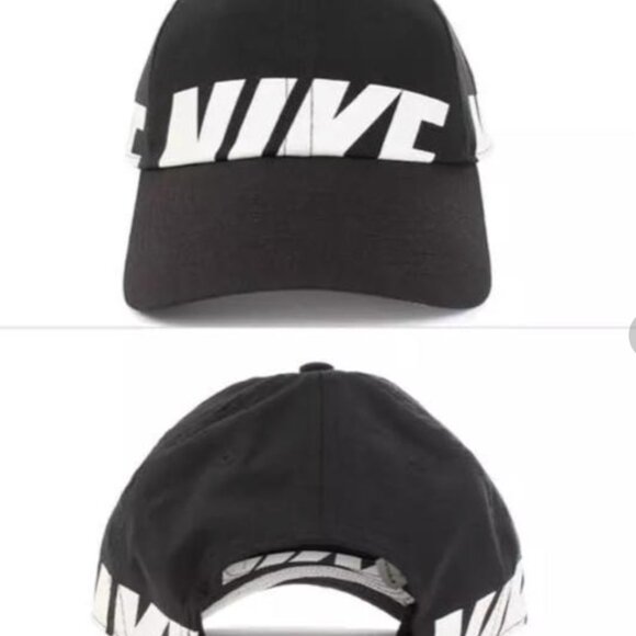 Nike Black and White Logo Cap main image 2